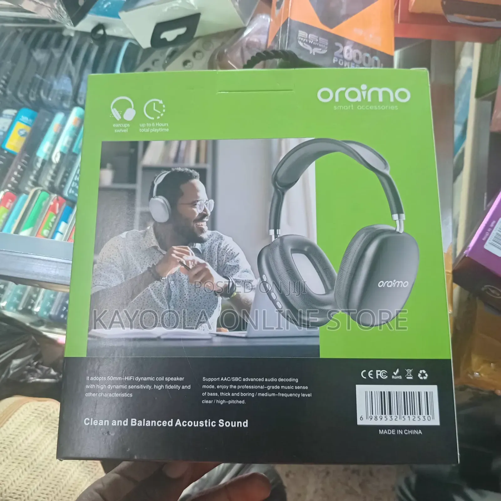 Oraimo 12 Pure Brass Wireless Headphones