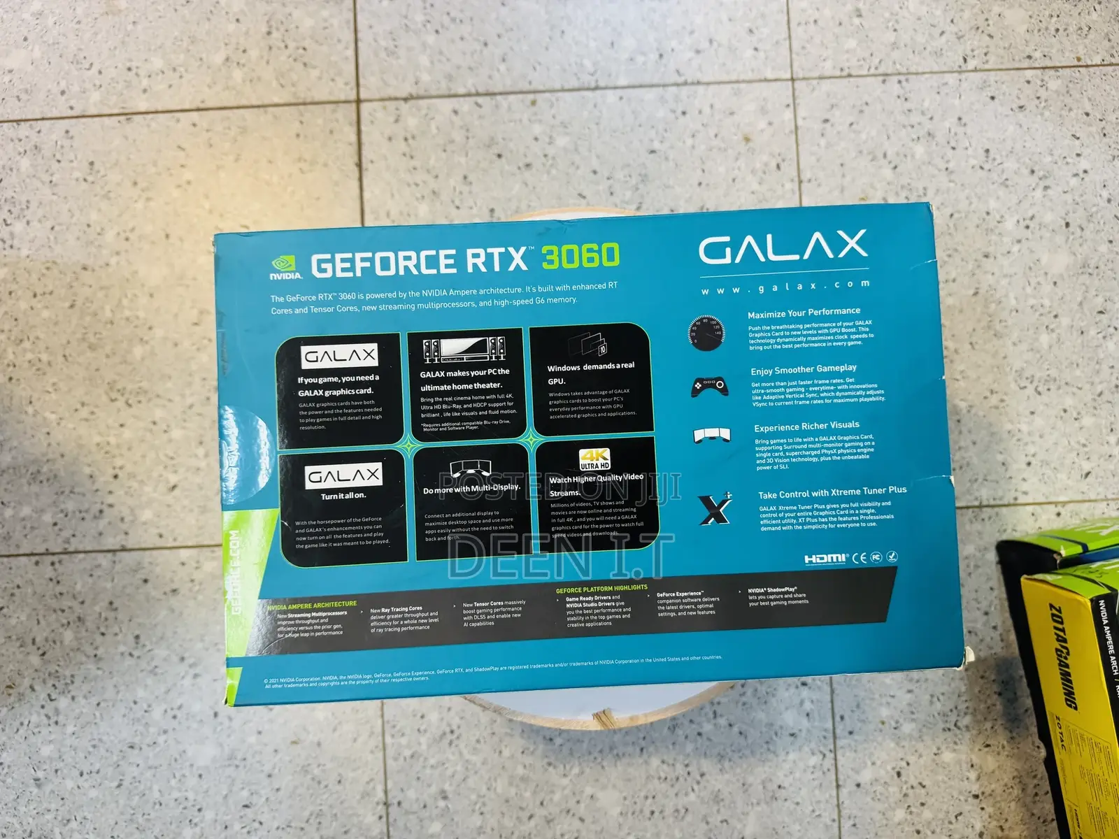 Galax Geforce RTX 3060 (1-Click Oc) 12gb Gddr6 192-Bit Dpx3 Hdmix1