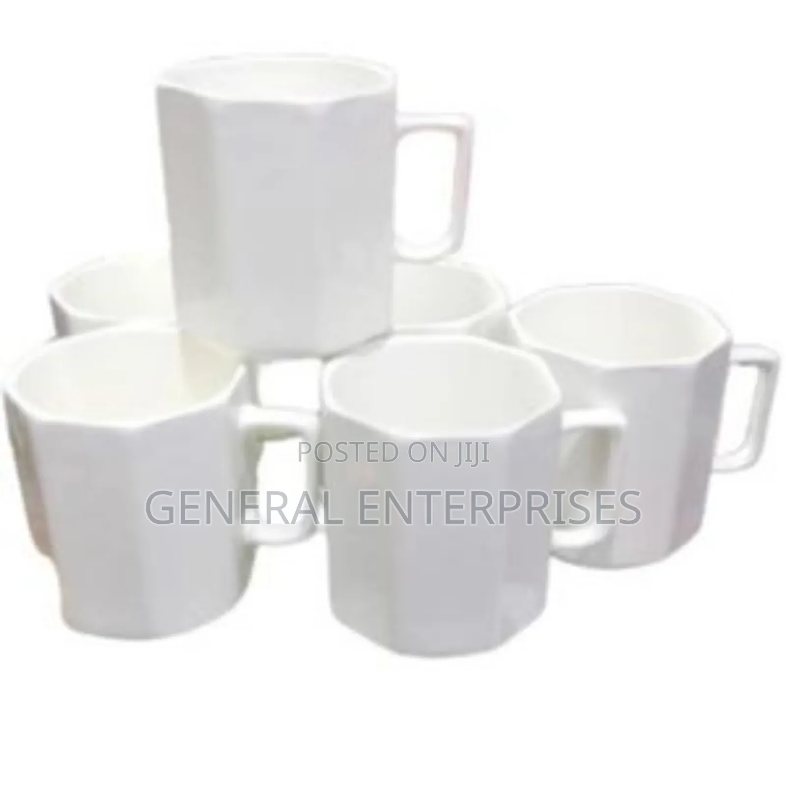 Arcoroc France Octime Milk Glass Coffee Cups.