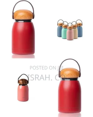 Compact 300ml Insulated Water Bottle With Wooden