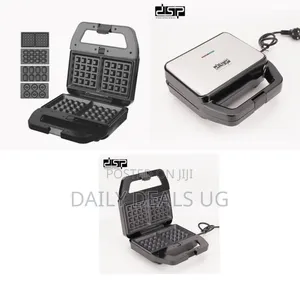 DSP Versatile Multi-Functional Snack Maker With Interchangeable Plates