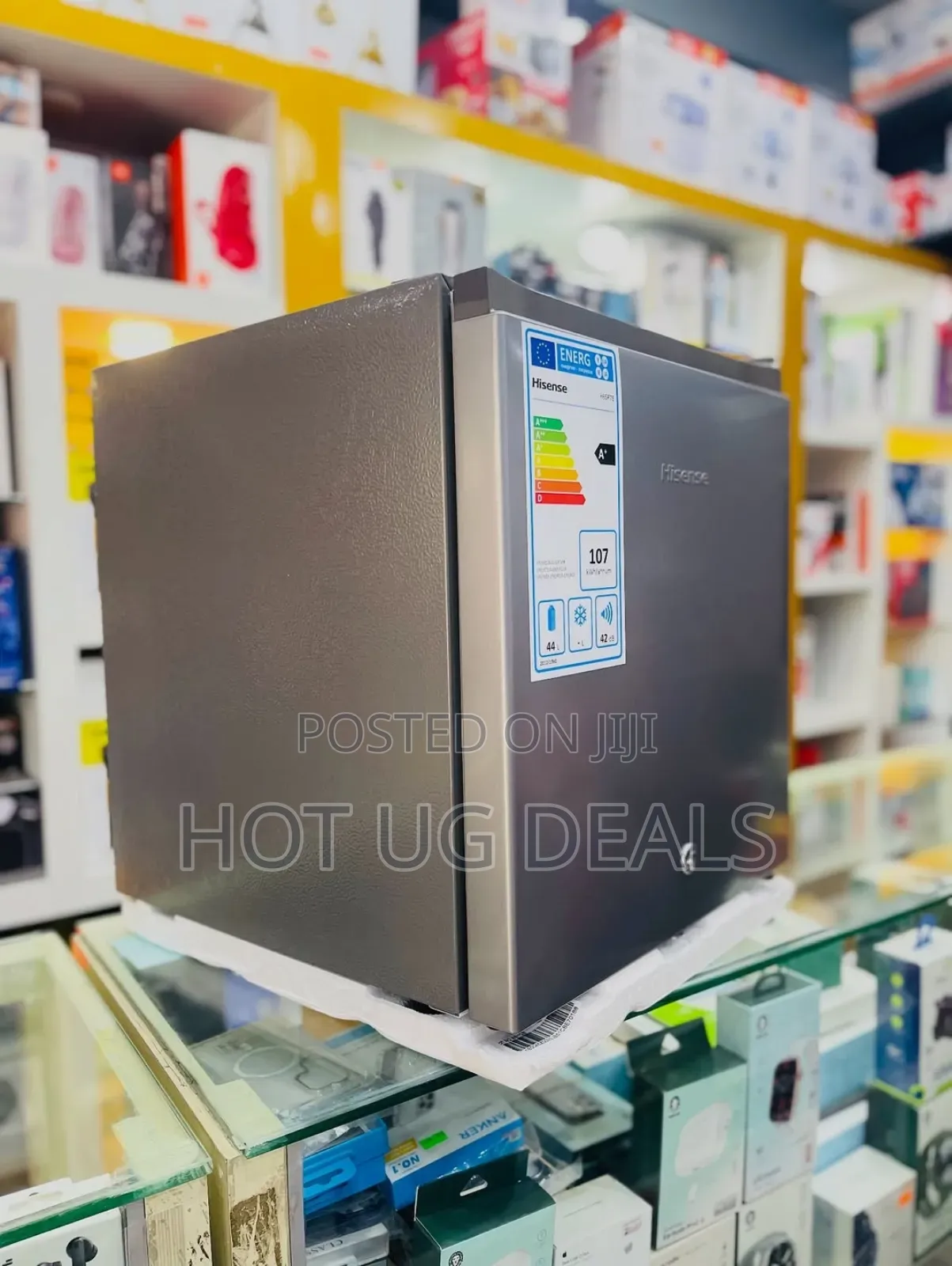 Hisense 60 Liters / 60l Single Door Bar Refrigerator - Silver
