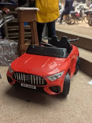 Red 1 to 4 Year Remote Control Rechargeable Toy Car