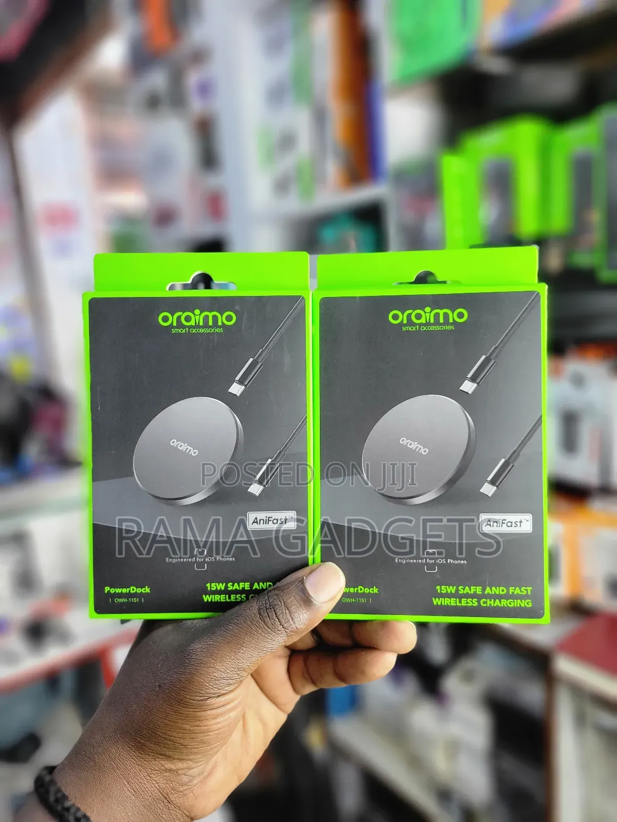 Oraimo Powerdock 15w Magnetic Wireless Charging Pad (Model Owh-1151