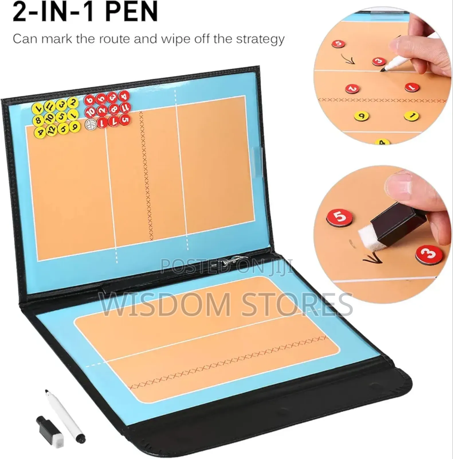 Karlak Foldable Volleyball Magnetic Tactical Board