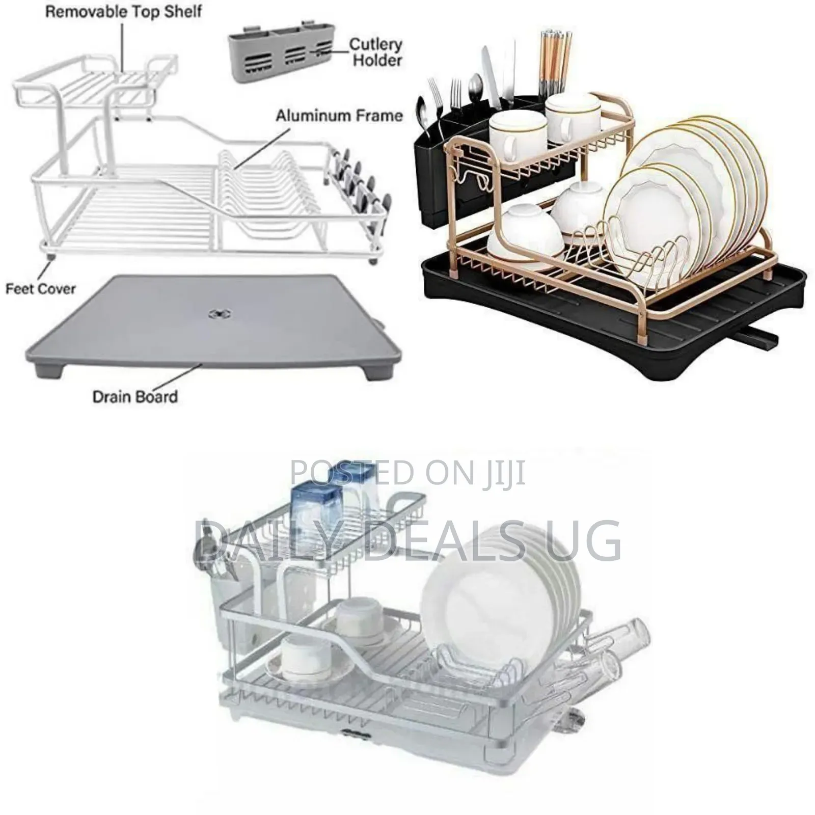 Heavy Duty Aluminum Dish Rack