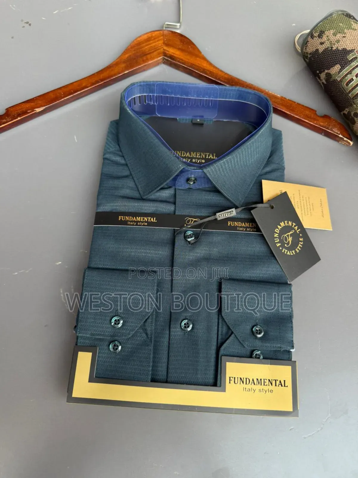 Black Original Men's Long Sleeve Office Shirt