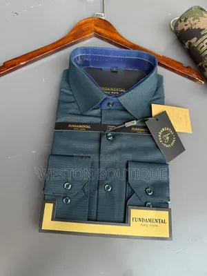 Black Original Men's Long Sleeve Office Shirt