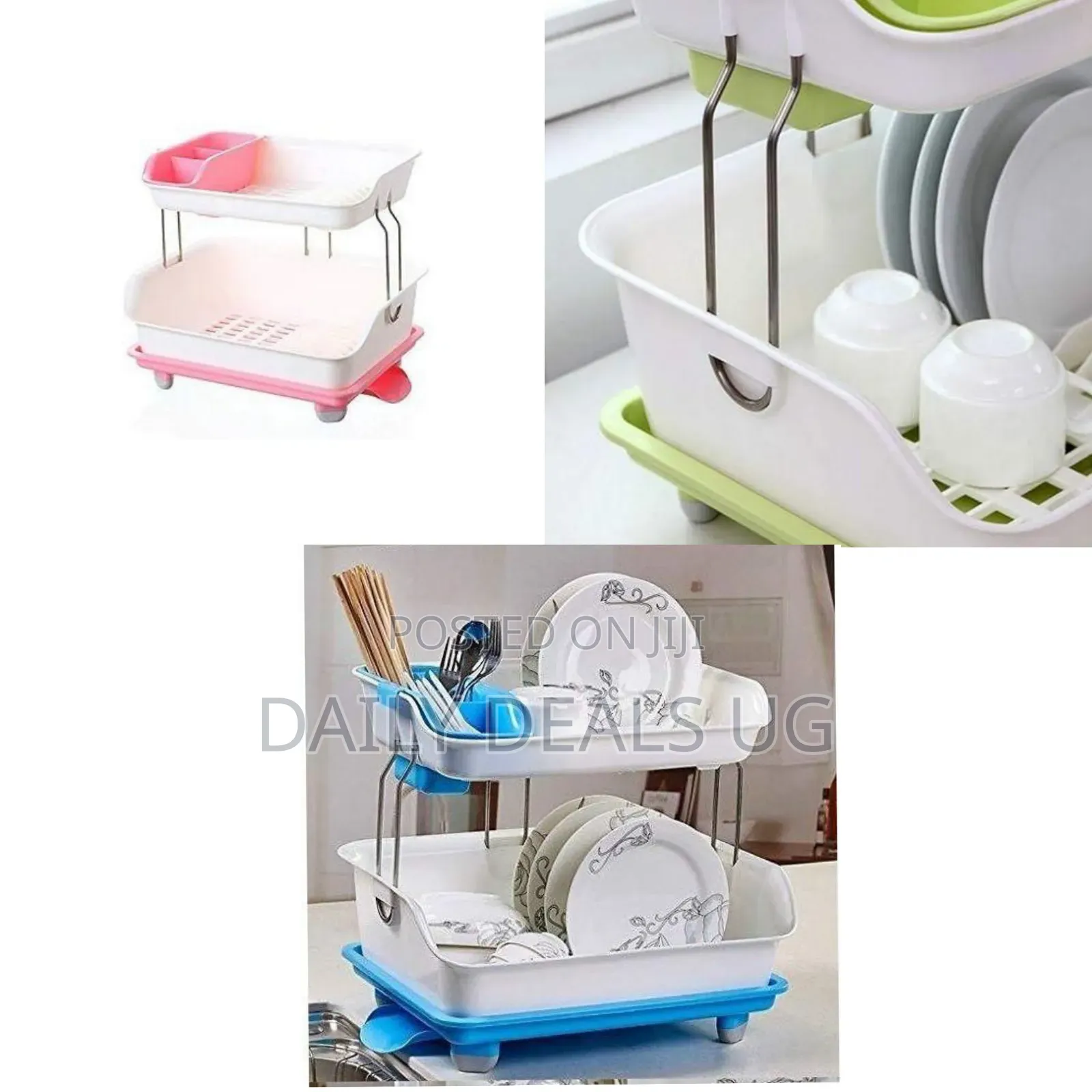 2 Tier Kitchen Sink Dish Drainer