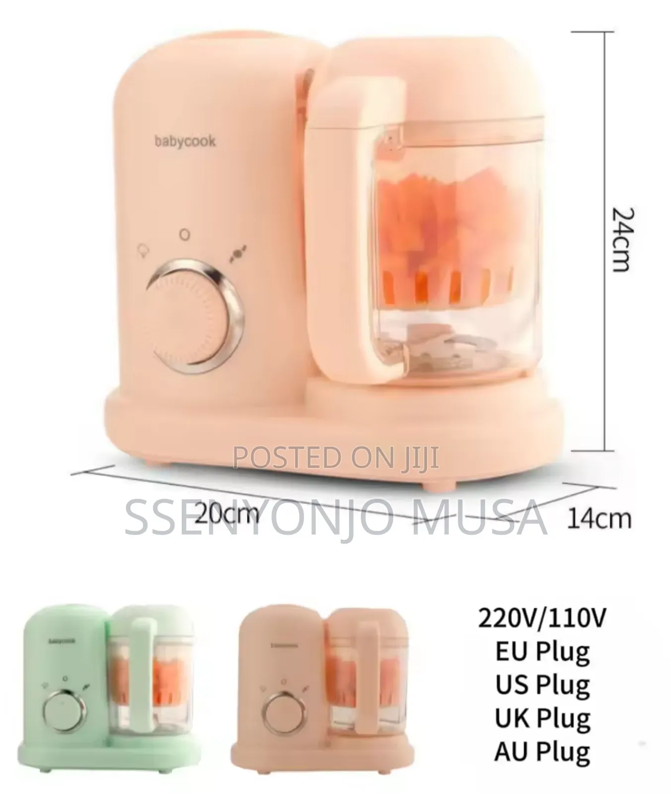 Multifunction Baby Food Maker – Steamer, Blender Grinder All-in-one