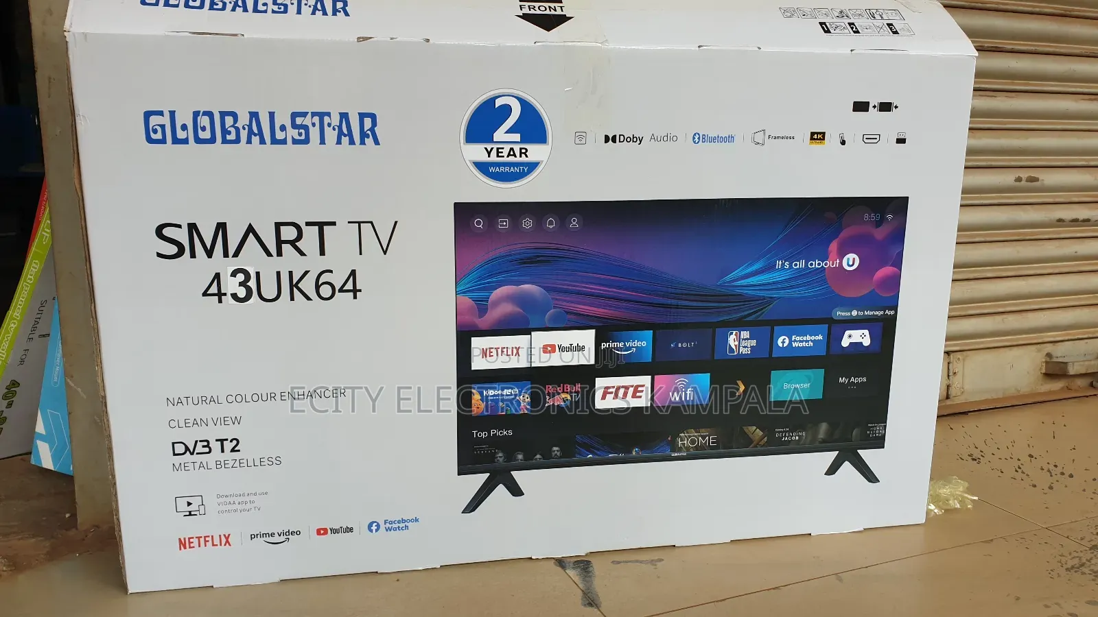 43" Inch Smart Andriod Globalstar