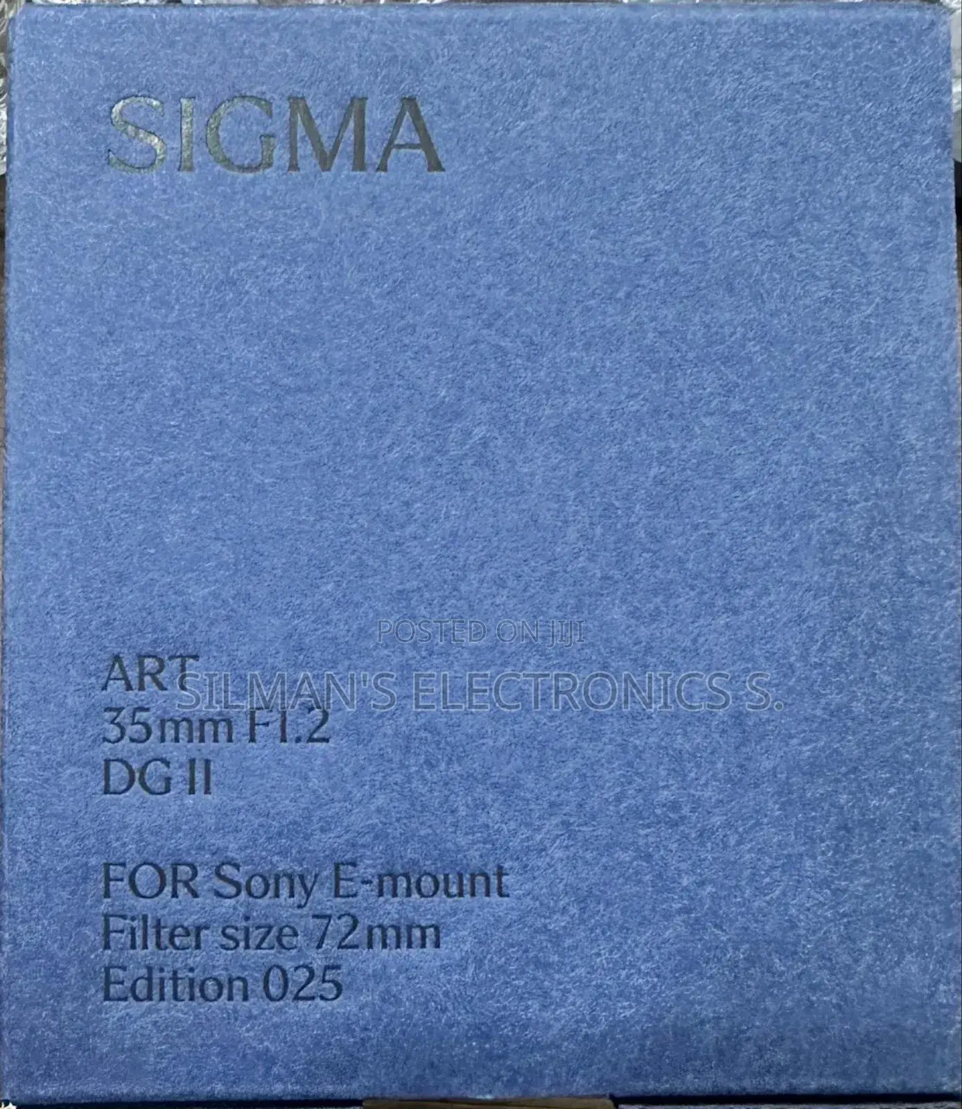 Sigma Art 35mm F1.2 for Sony E Mount