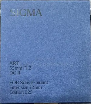 Sigma Art 35mm F1.2 for Sony E Mount