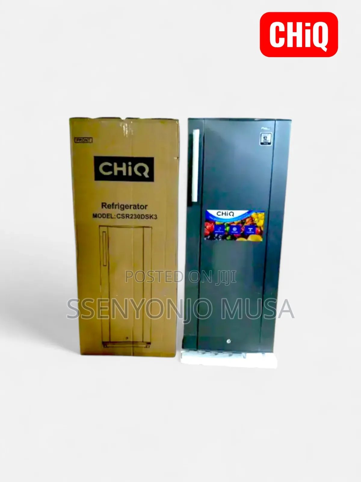 Chiq 230l Single Door Refrigerator - Csr230dsk3
