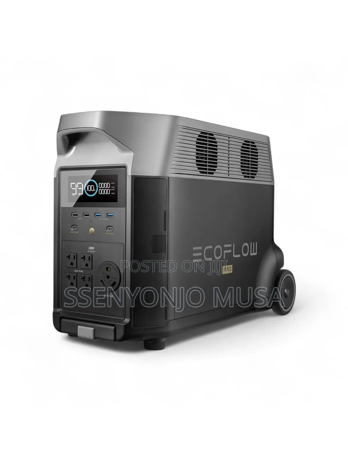 Ecoflow Delta Pro 3.6kwh Solar Generator - 3600w, 120v, 5 Ac