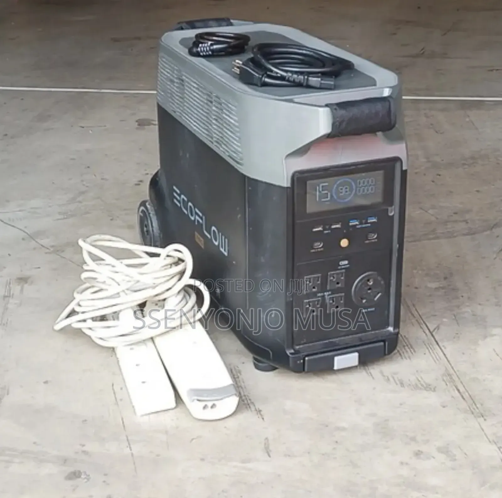 Ecoflow Delta Pro 3.6kwh Solar Generator - 3600w, 120v, 5 Ac