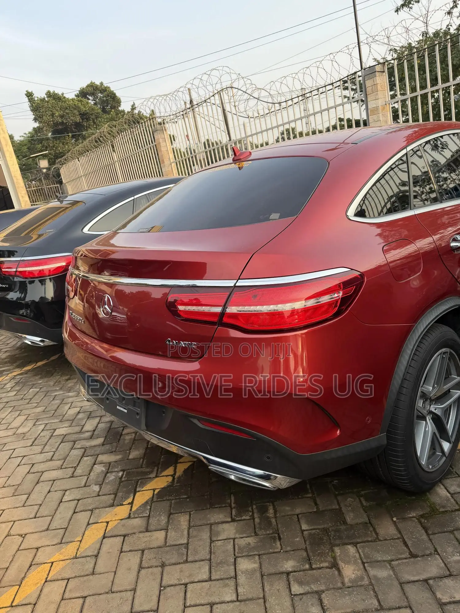 Mercedes-Benz GLE-Class GLE 350d 4MATIC 2017 Red
