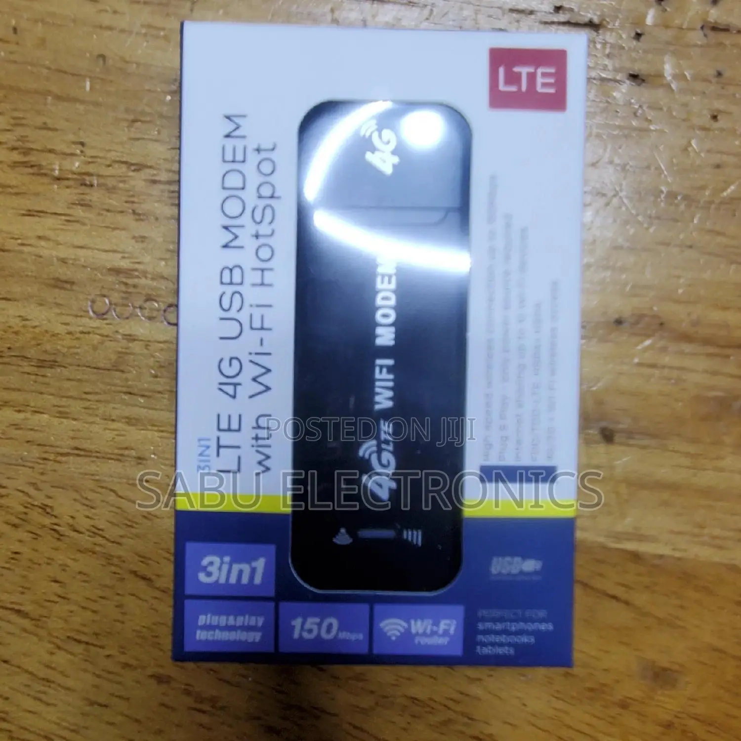 Promotion! 3 In 1 Lte 4g Usb Modem - Wi-fi - Hotspot- Open To All Sim