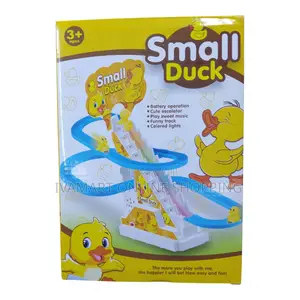 Small Duck Roller Coaster Toy - Duck Escalator, Light, Music