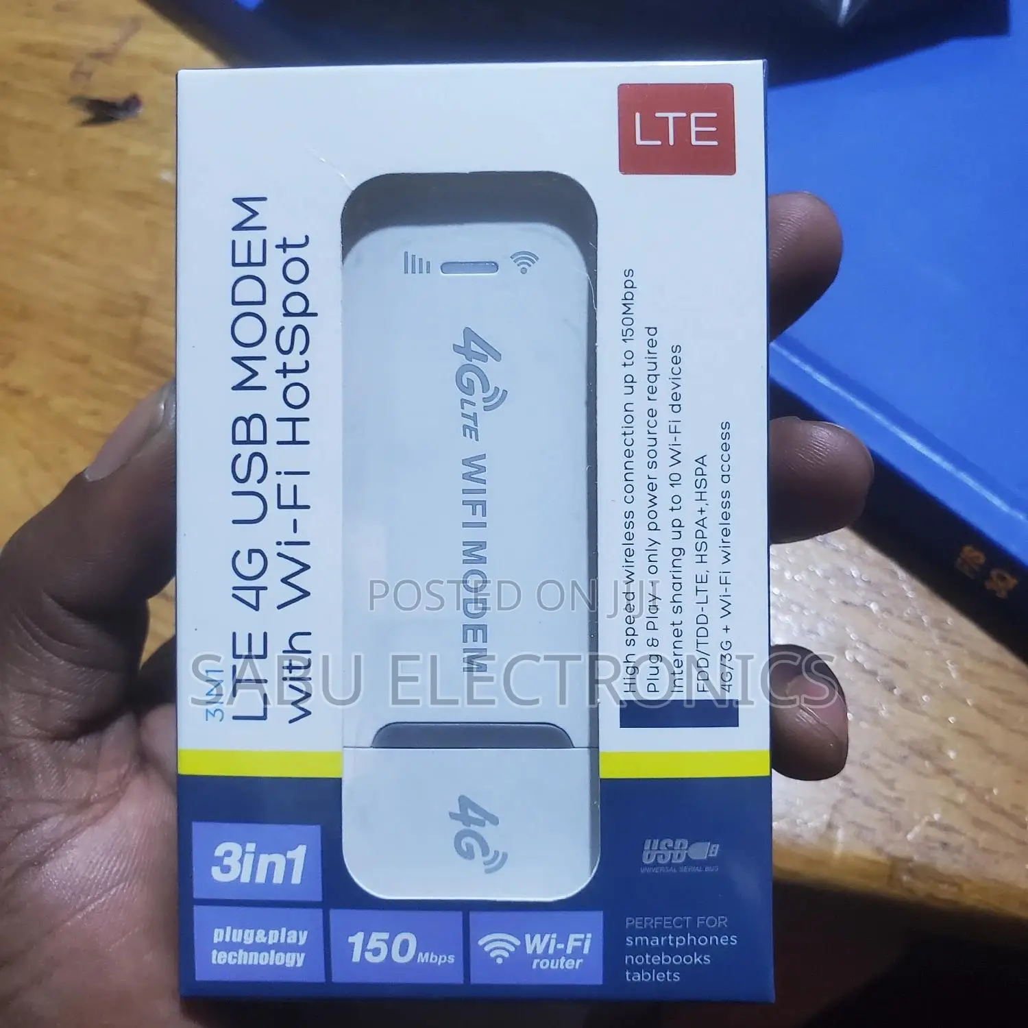 Lte 4g Usb Modem With Wifi Hotspot 3 in 1