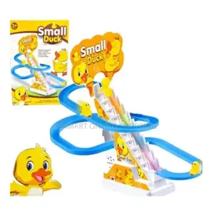 Small Duck Roller Coaster Toy - Duck Escalator, Light, Music