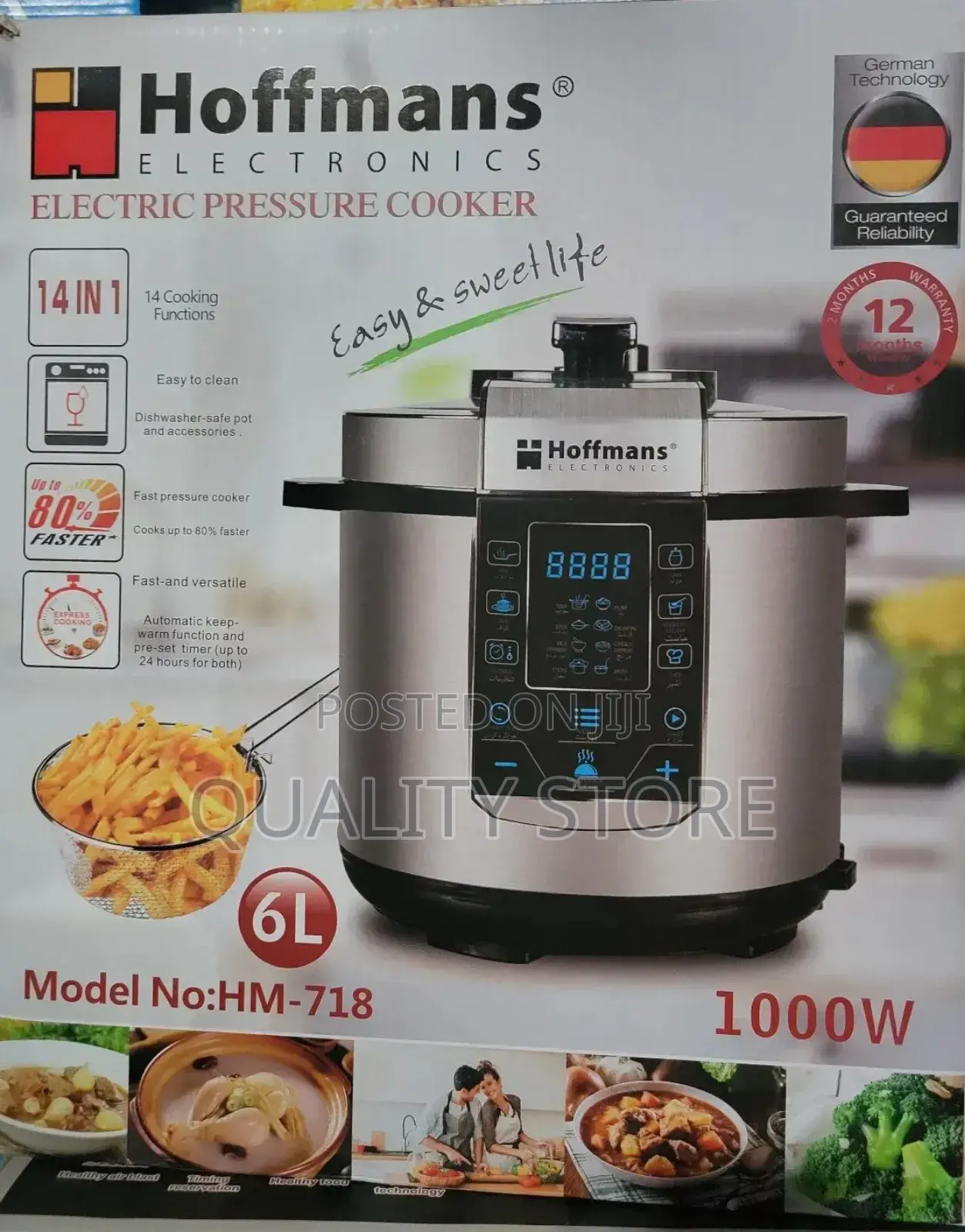 Hoffmans Electric Pressure Cooker