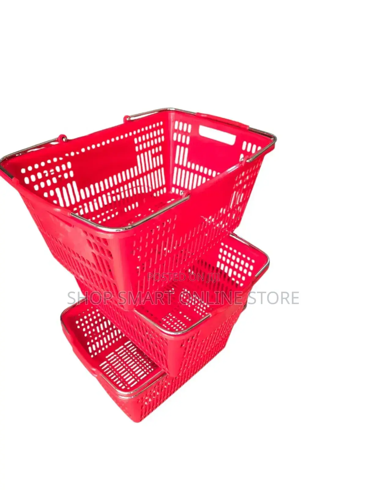 Plastic Supermarket Shopping Basket