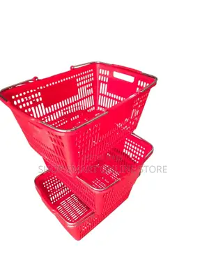 Plastic Supermarket Shopping Basket