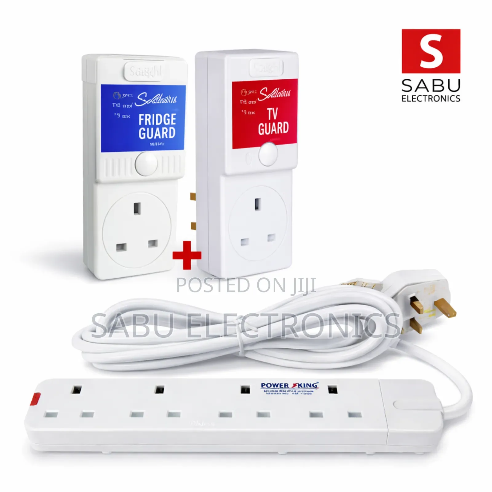 Pack Of Fridge Guard +Tv Guard+Extension Cable 4 Way