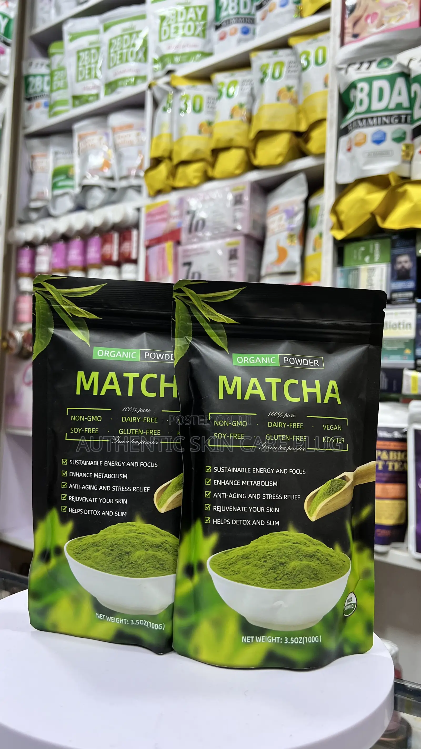 Macha Organic Powder ,Energy,Forcus ,Stress Relief ,Anti Aging, Detox