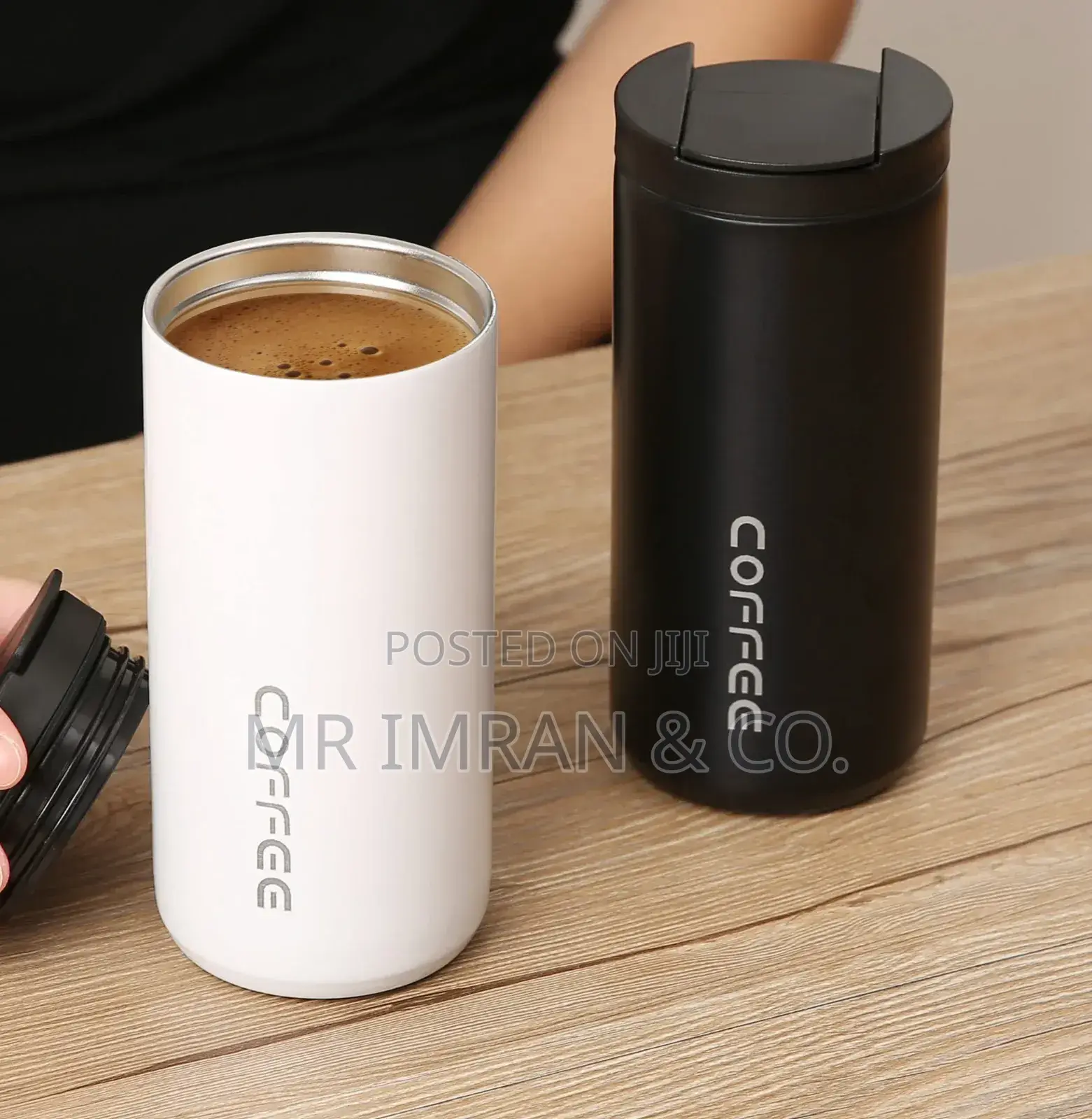 Vacuum-Insulated Stainless Steel Travel Mug