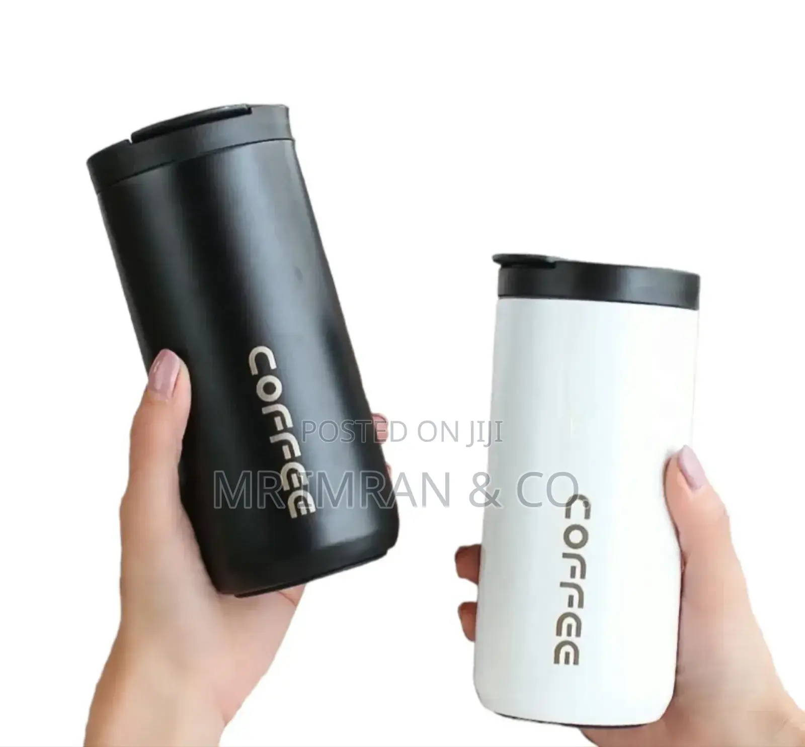 Vacuum-Insulated Stainless Steel Travel Mug