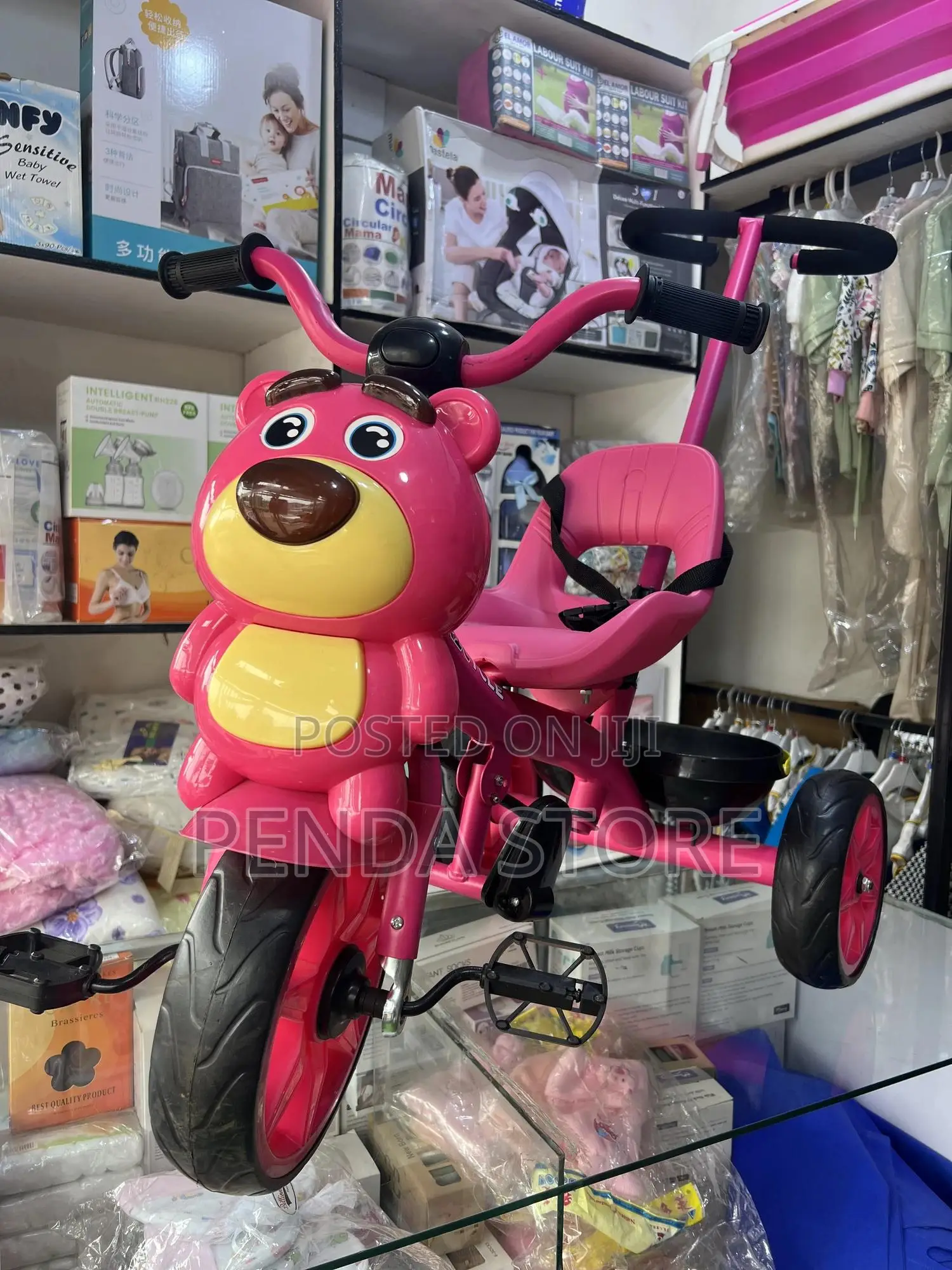 Kids Tricycle With Pushhandle–Smooth Ride Kidstricycle With Pushhandle