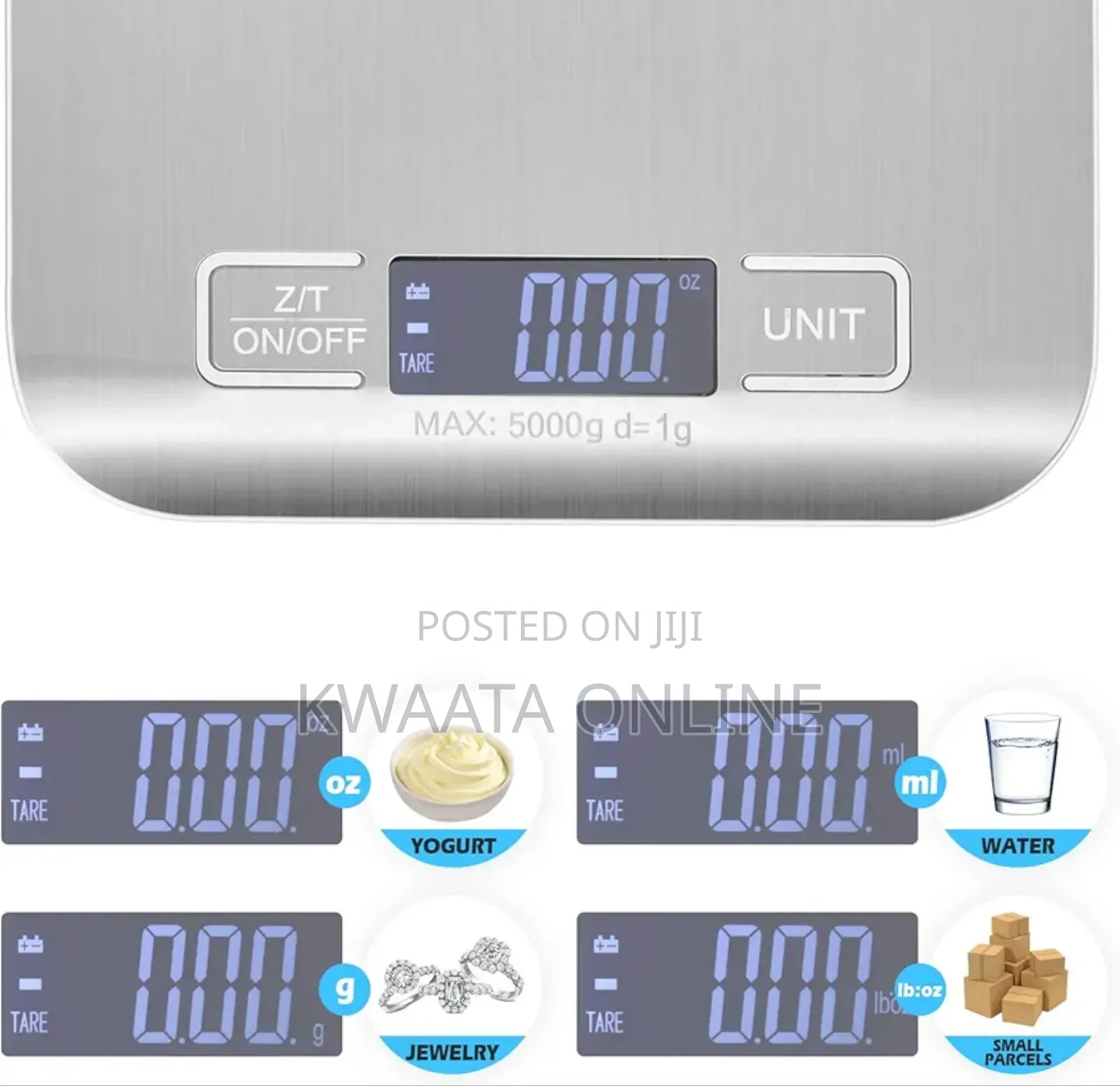 DSP 5kg Max Electronic Digital Food Scale Kd7012