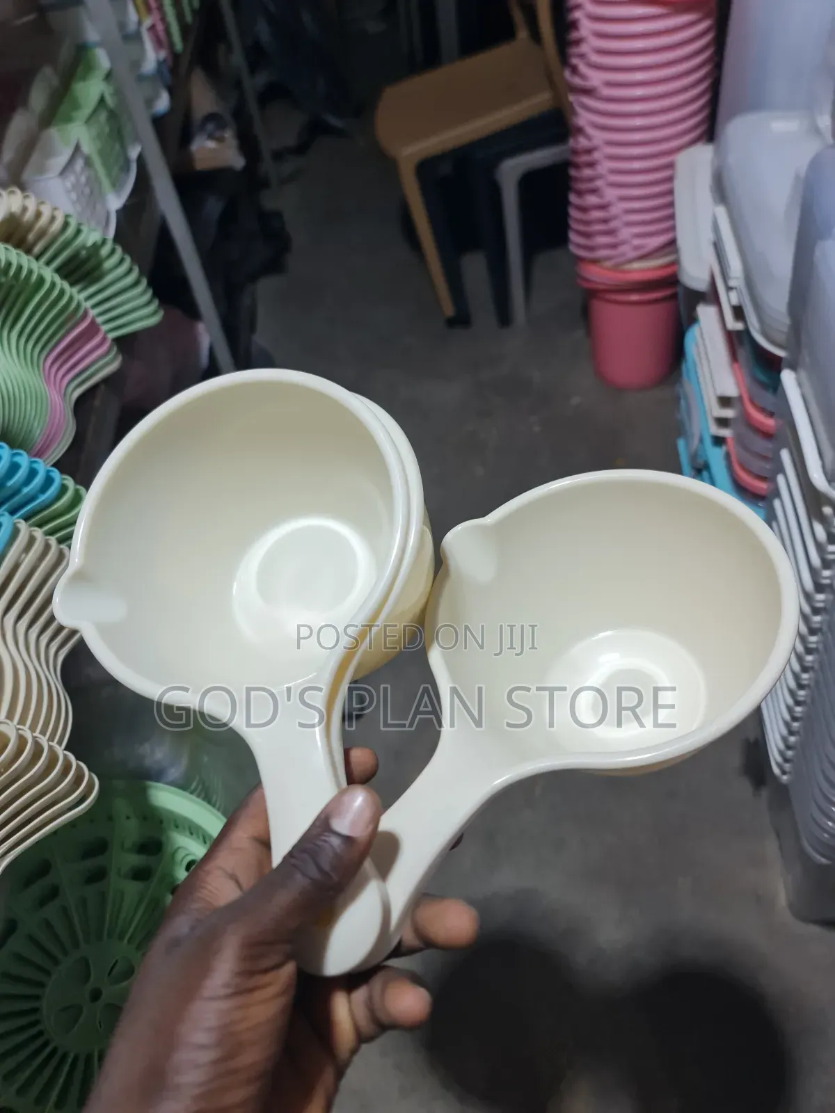 3pcs Plastic Bathing Ladle Spoon