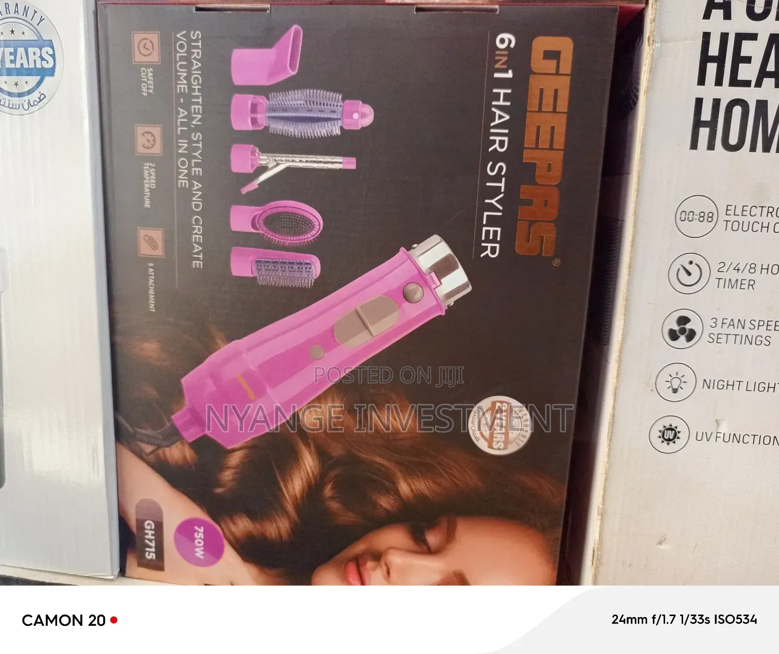 Geepas 6in1 Hair Styler
