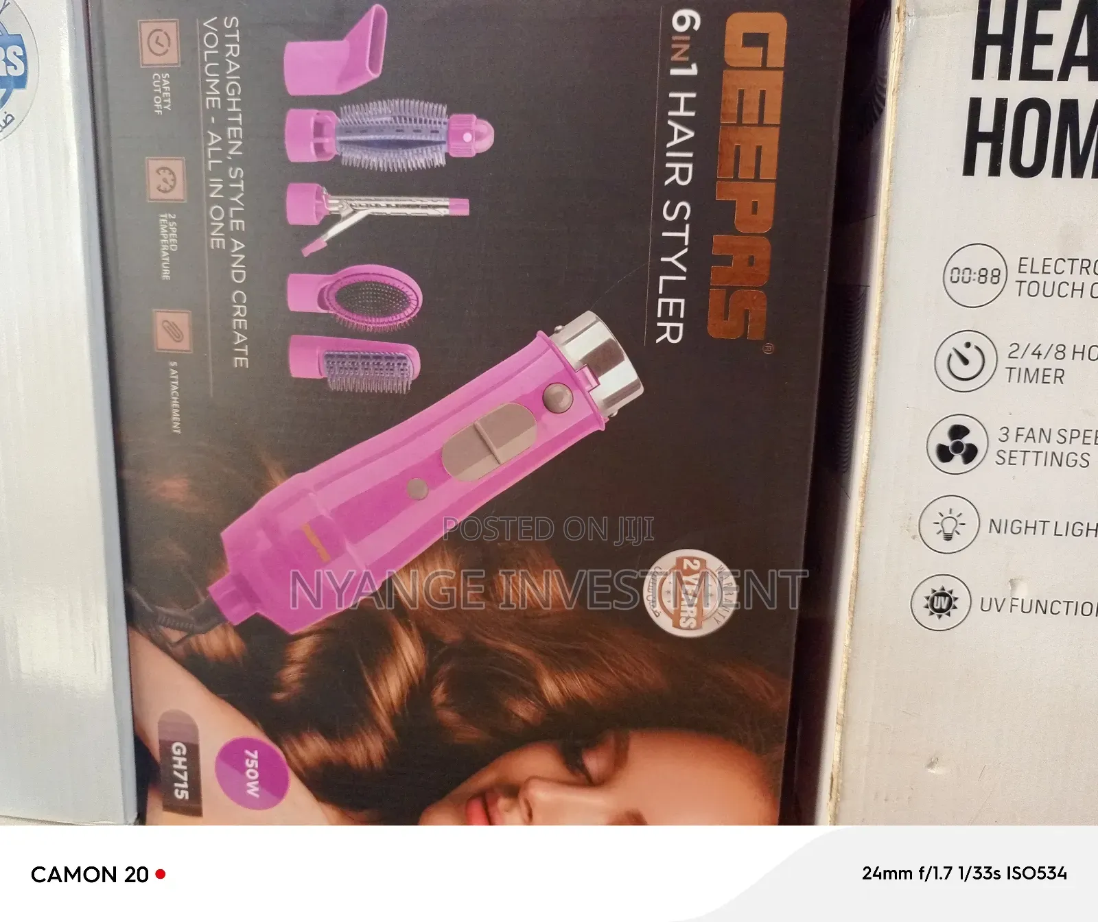 Geepas 6in1 Hair Styler