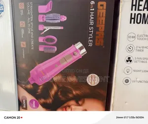 Geepas 6in1 Hair Styler