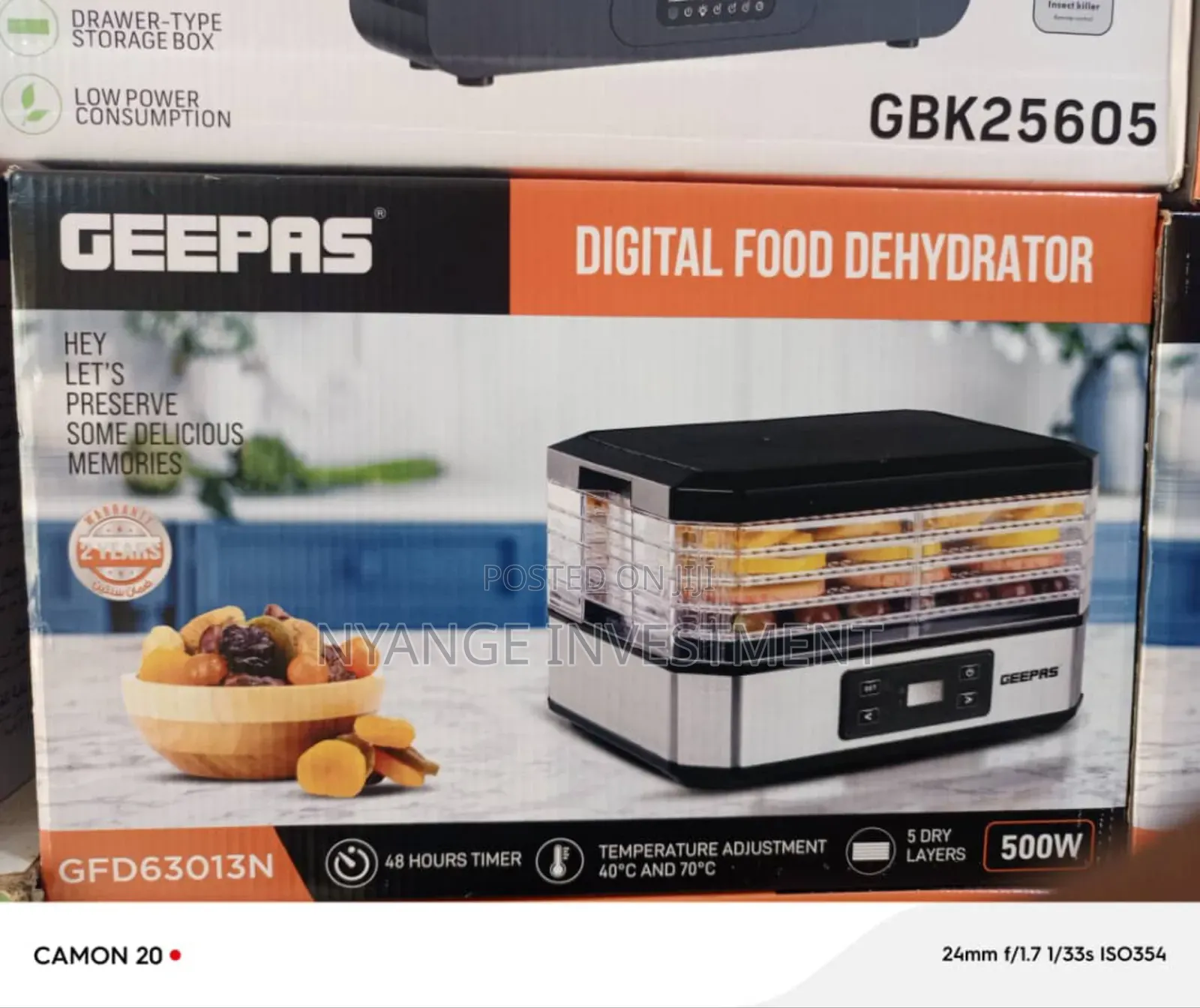 Geepas Digital Food Dehydrater