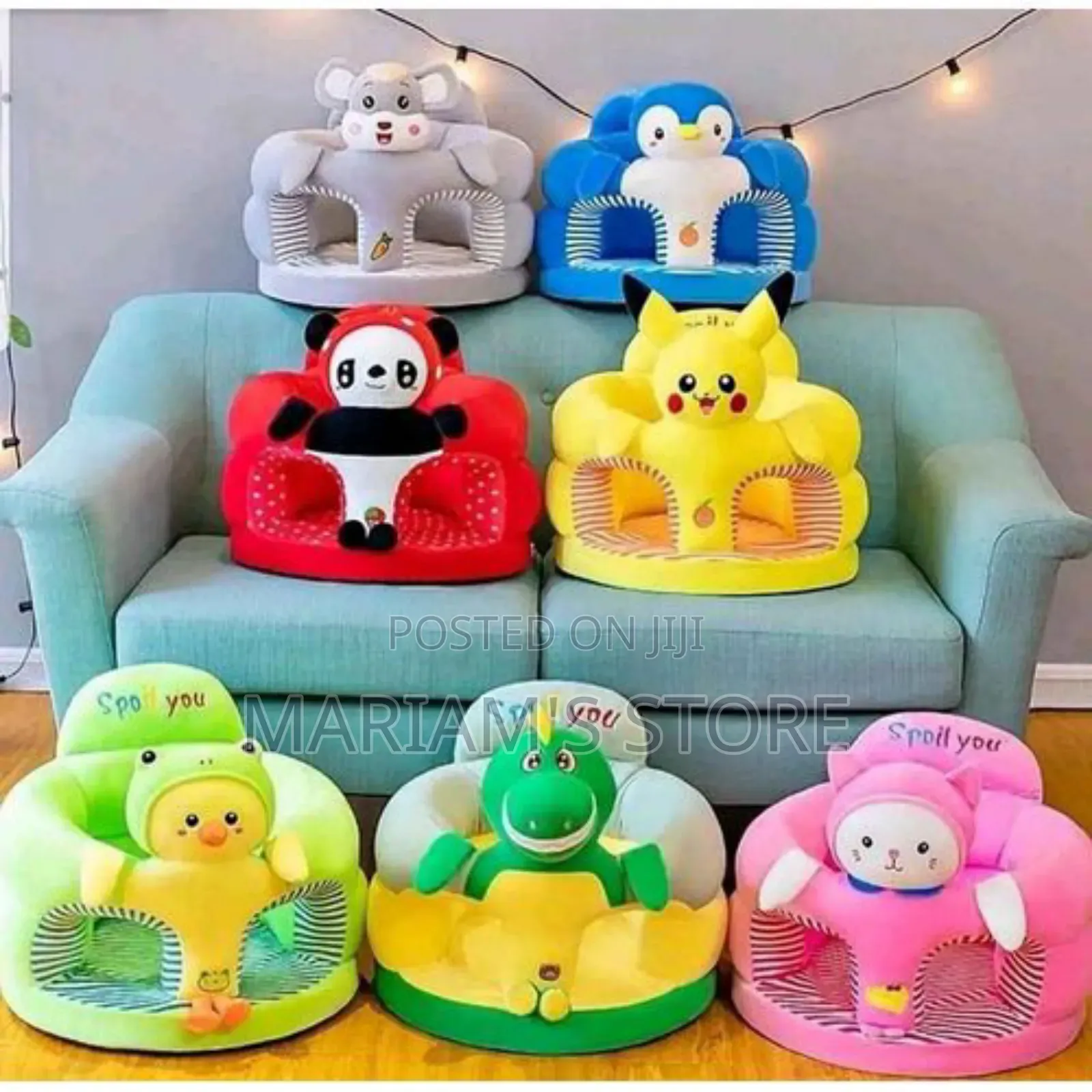Baby Sitting Trainer Pillow,Cushion, Bouncer Chair - Pink, Color