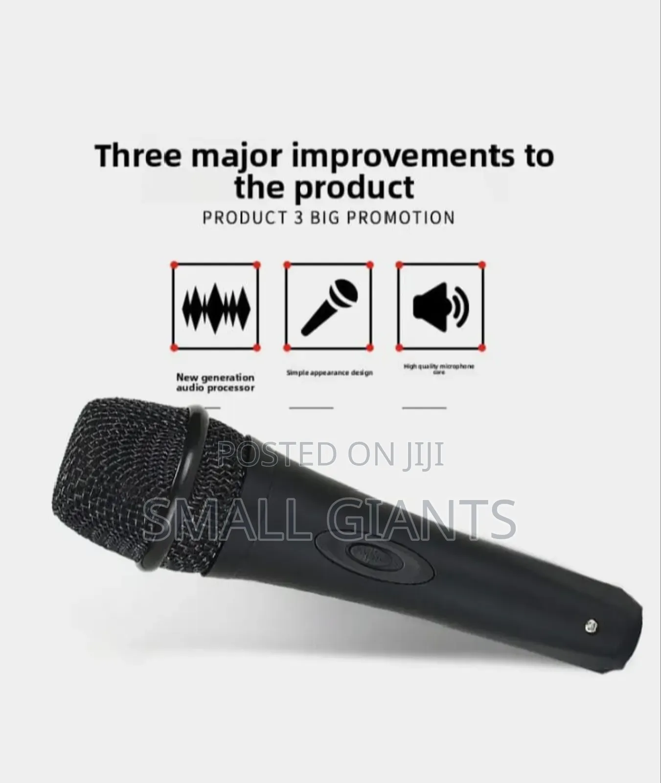 High Quality Metallic Vocals Microphone