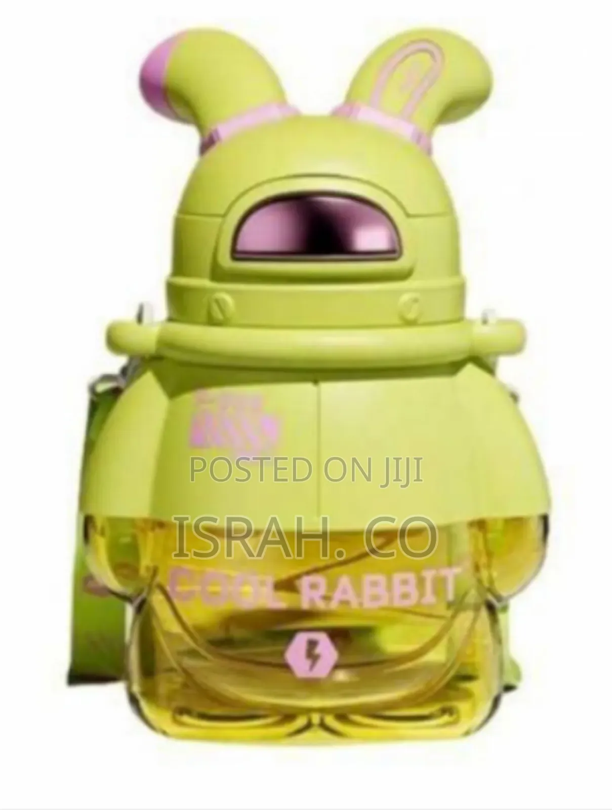 Fun "Cool Rabbit" Bunny-Shaped Water Bottle With Strap