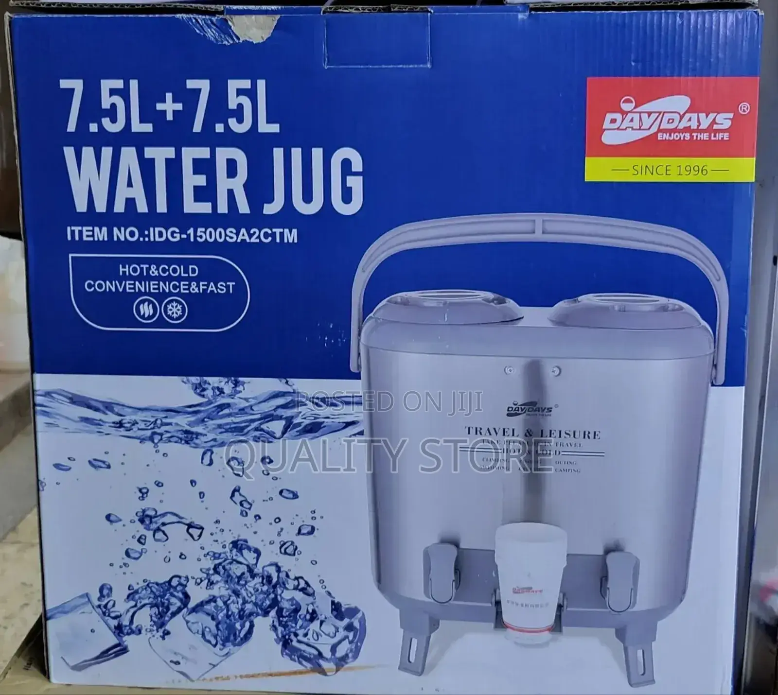 Travel and Leisure Double Flask 7.5l + 7.5l