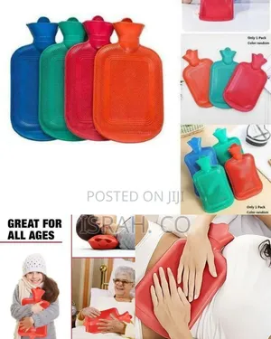 Classic Rubber Hot Water Bottle With Soft Comfort Cover