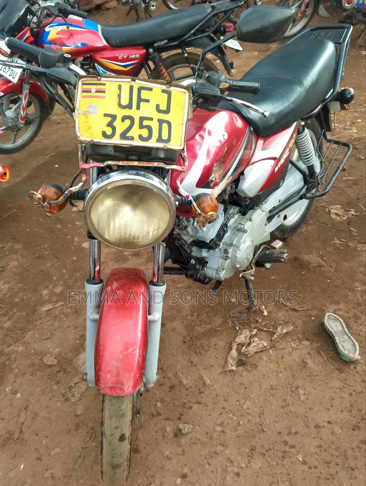 TVS HLX 125 2023 Red