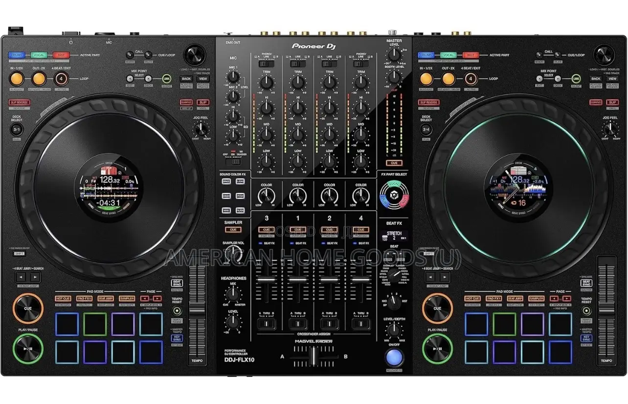 Pioneer DDJ-Flx10 4-Deck Dj Controller W/ Rekordbox