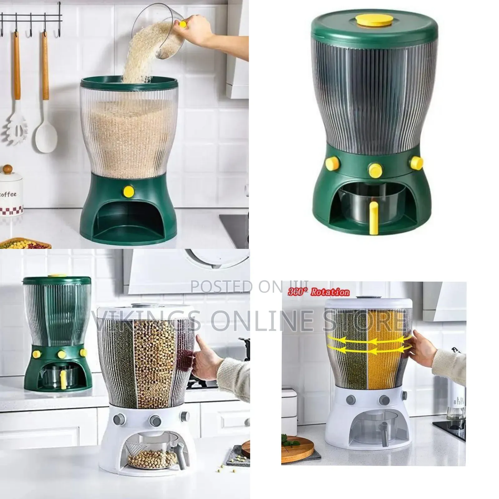 Rotating Grain Dispenser