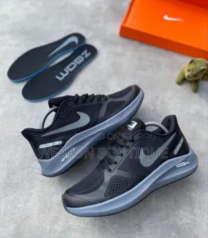 Unisex Original Nike Air Zoom Black Sports Sneakers