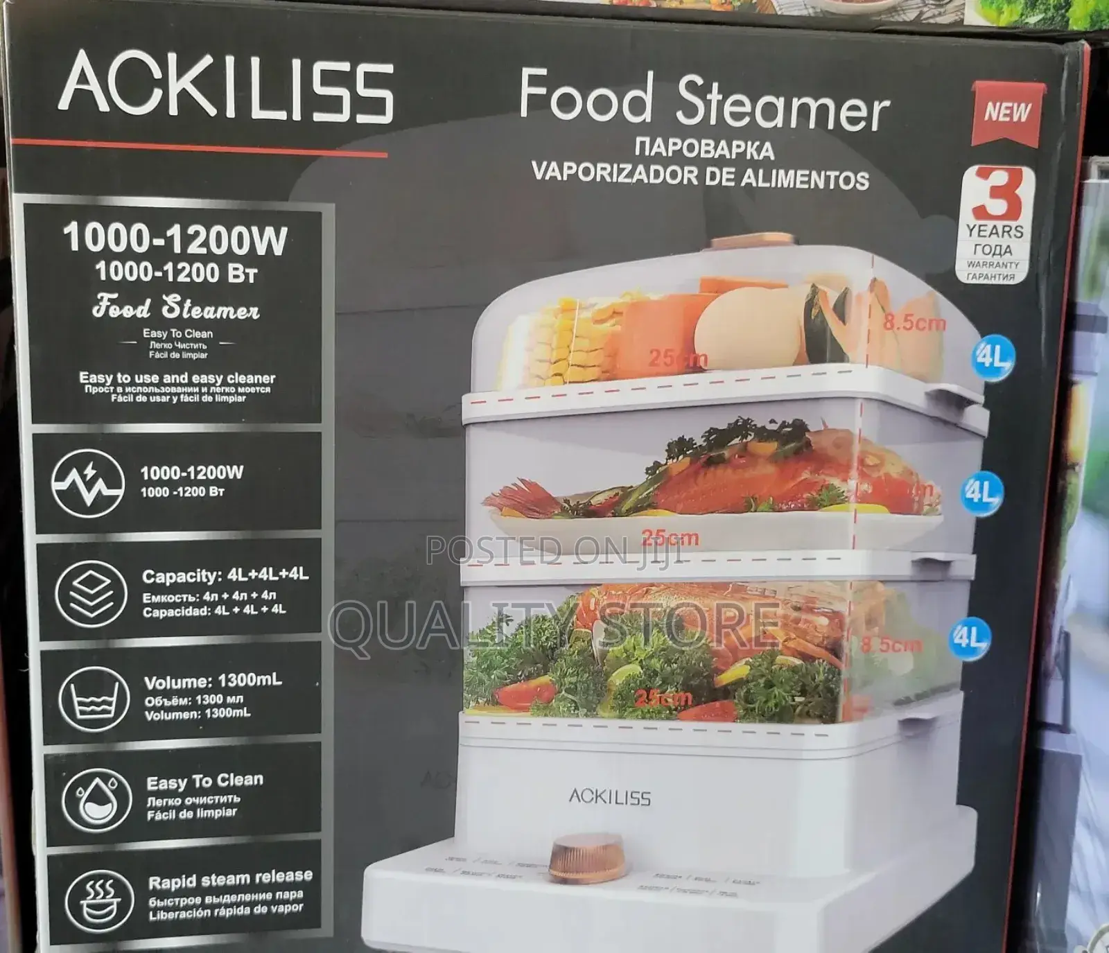 Ackiliss Food Steamer