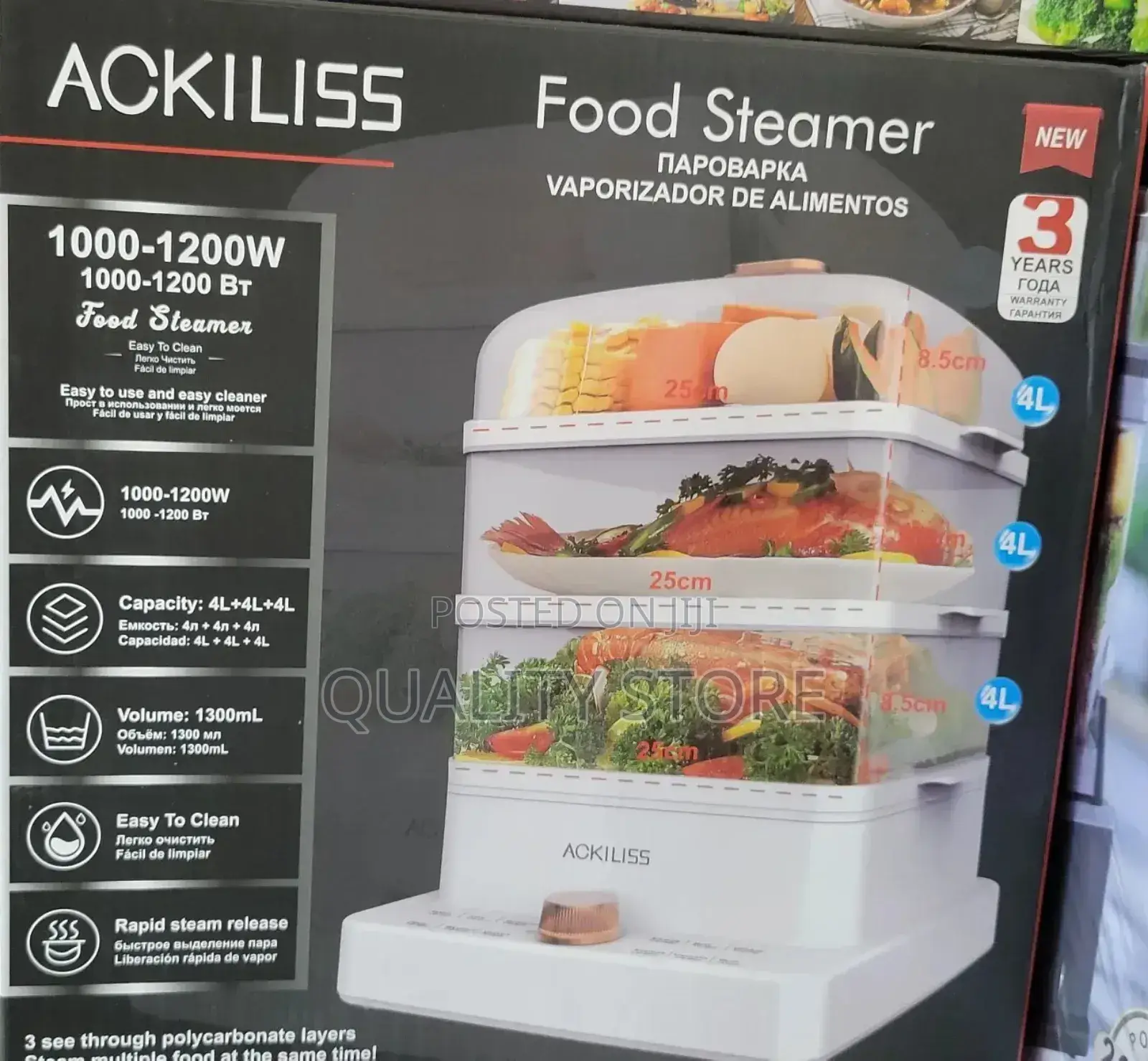 Ackiliss Food Steamer
